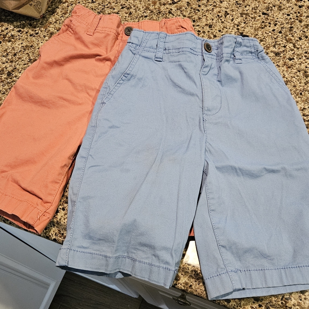 OshKosh B'gosh Coral and Blue Kids Shorts
